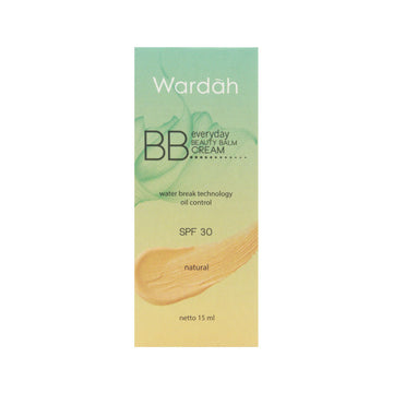 Wardah, BB Everyday Cream SPF 30, Natural, 15 ml